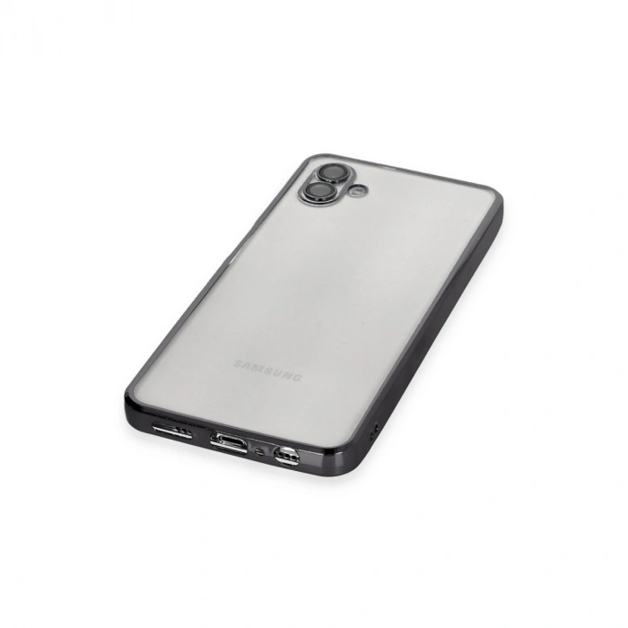 Samsung Galaxy A04 Kılıf Razer Lensli Silikon - Siyah