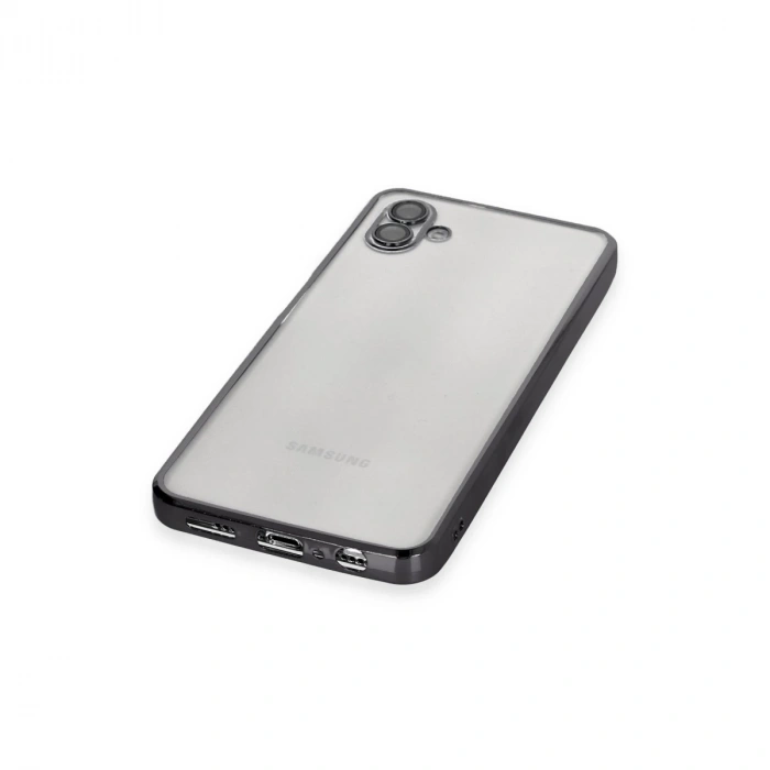 Samsung Galaxy A04 Kılıf Razer Lensli Silikon - Siyah