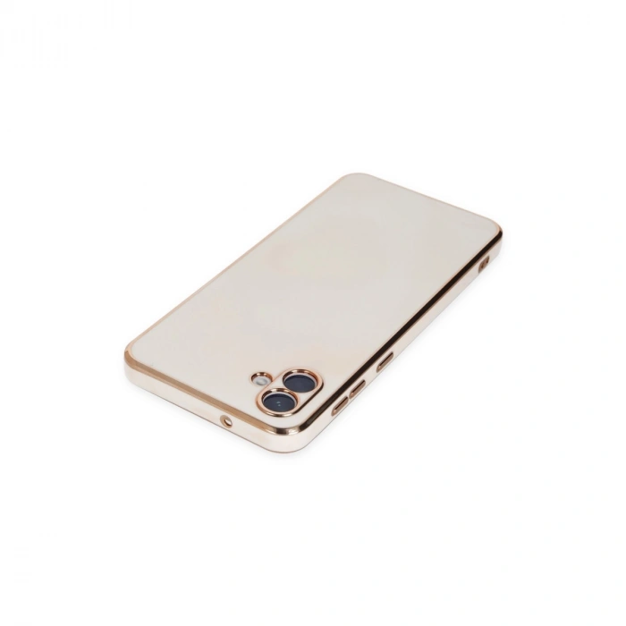 Samsung Galaxy A04 Kılıf Volet Silikon - Beyaz