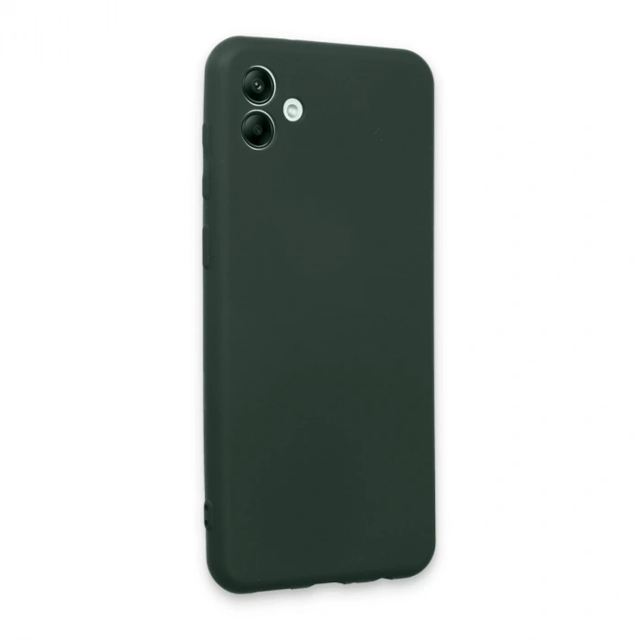 Samsung Galaxy A04e Kılıf First Silikon - Koyu Yeşil