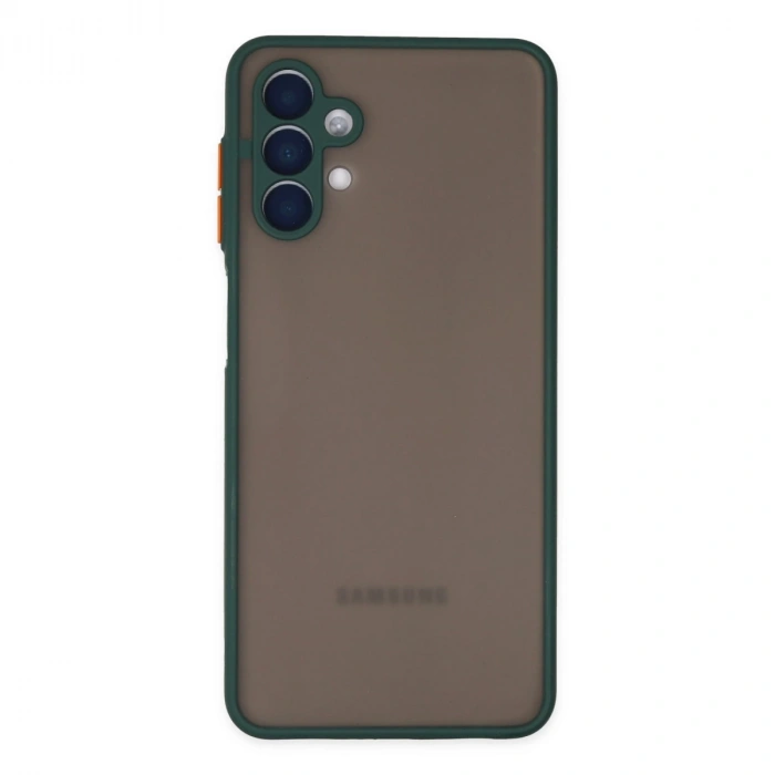Samsung Galaxy A04s Kılıf Montreal Silikon Kapak - Yeşil