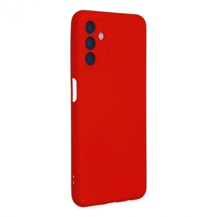 Samsung Galaxy A04s Kılıf Nano İçi Kadife Silikon - Kırmızı
