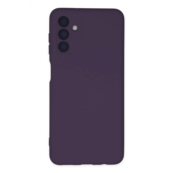 Samsung Galaxy A04s Kılıf Nano İçi Kadife Silikon - Mor