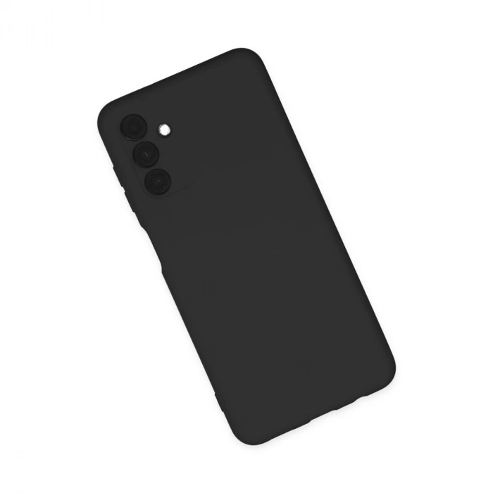 Samsung Galaxy A04s Kılıf Nano İçi Kadife Silikon - Siyah
