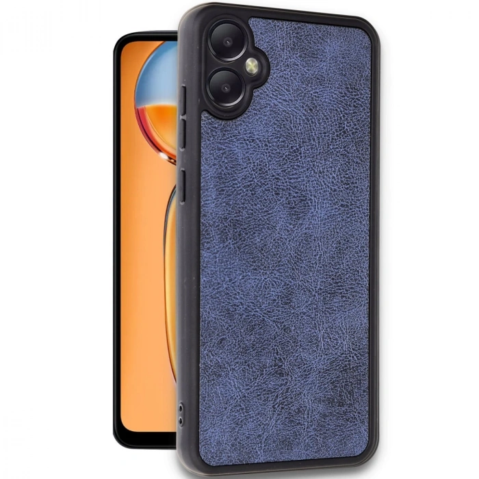 Samsung Galaxy A05 Kılıf Aras Deri Kapak - Lacivert