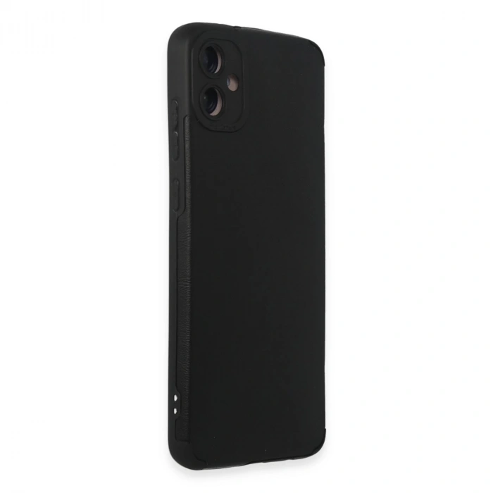 Samsung Galaxy A05 Kılıf Loop Deri Silikon - Siyah