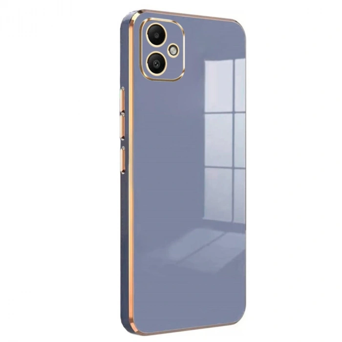 Samsung Galaxy A05 Kılıf Volet Silikon - Mavi