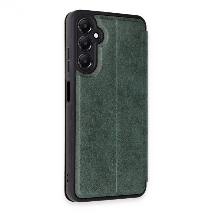 Samsung Galaxy A05s Kılıf Flip Cover - Koyu Yeşil
