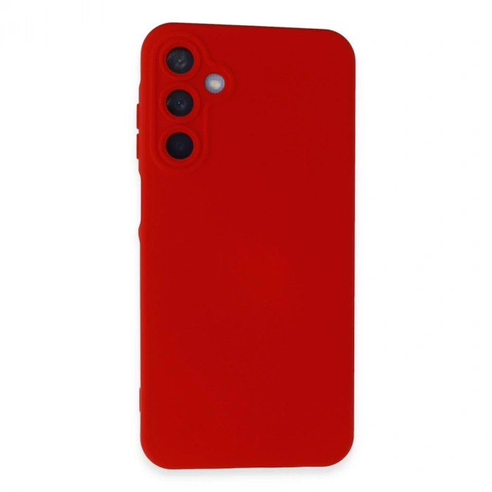 Samsung Galaxy A05s Kılıf Nano İçi Kadife Silikon - Kırmızı