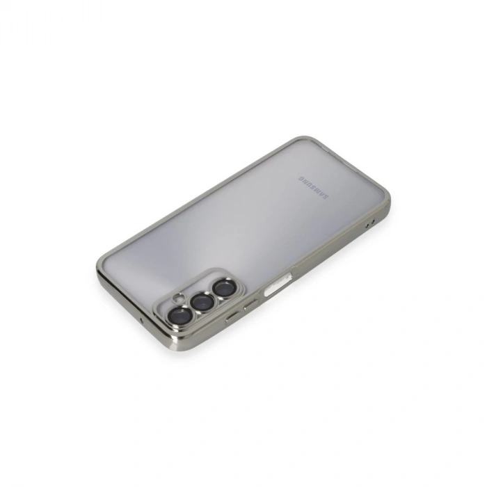 Samsung Galaxy A05s Kılıf Razer Lensli Silikon - Gümüş