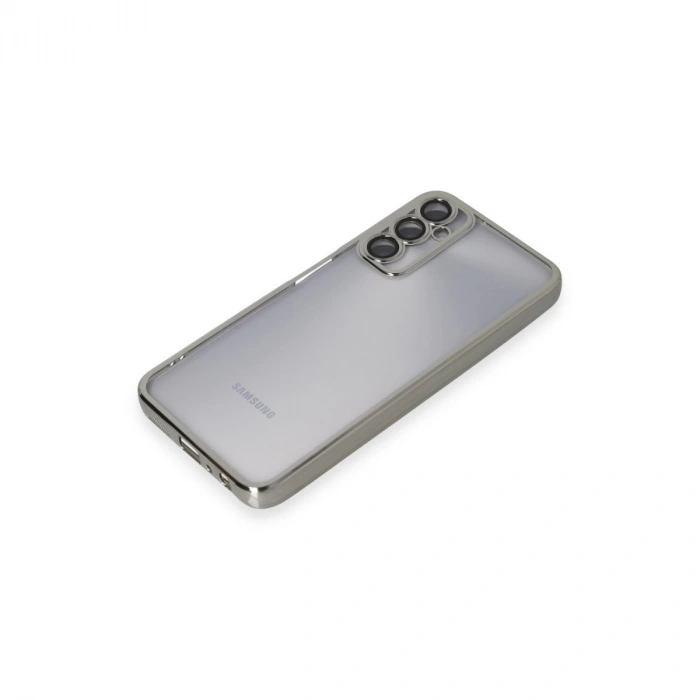 Samsung Galaxy A05s Kılıf Razer Lensli Silikon - Gümüş