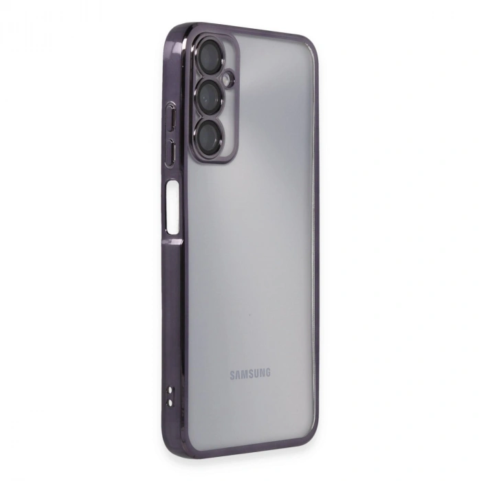 Samsung Galaxy A05s Kılıf Razer Lensli Silikon - Mor