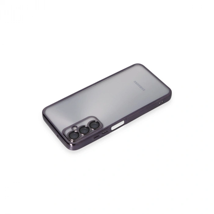 Samsung Galaxy A05s Kılıf Razer Lensli Silikon - Mor