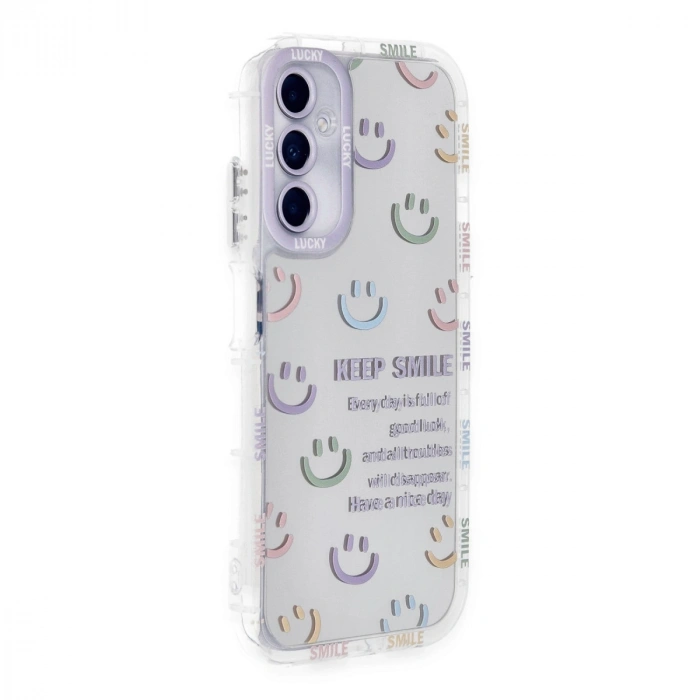 Samsung Galaxy A05s Kılıf Reflexion Desenli Kapak - Desen 2