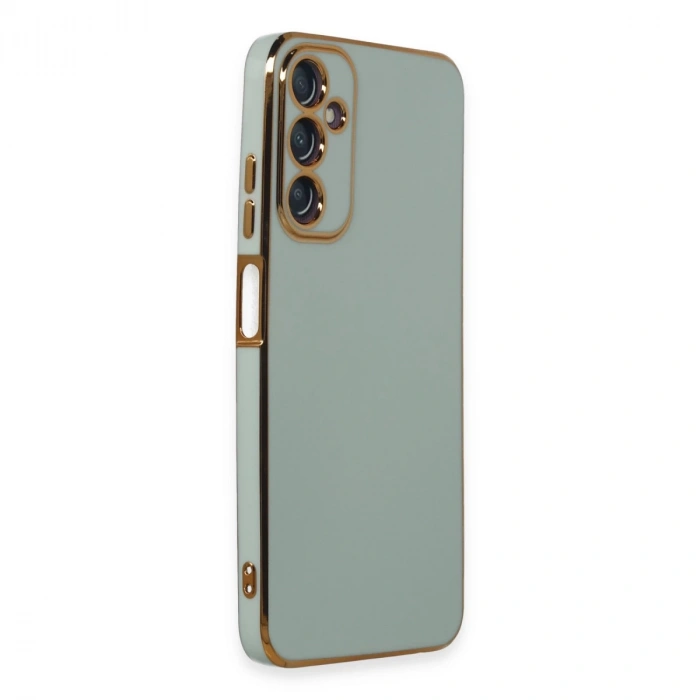 Samsung Galaxy A05s Kılıf Volet Silikon - Açık Yeşil