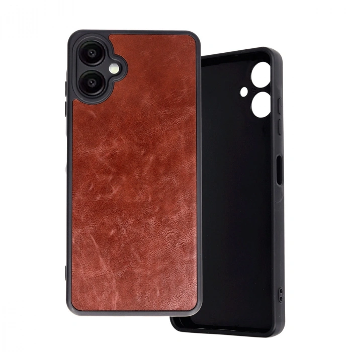 Samsung Galaxy A06 Kılıf Aras Deri Kapak - Bordo