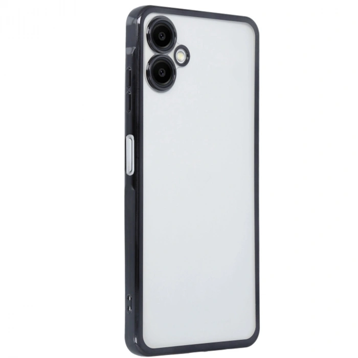 Samsung Galaxy A06 Kılıf Razer Lensli Silikon - Siyah