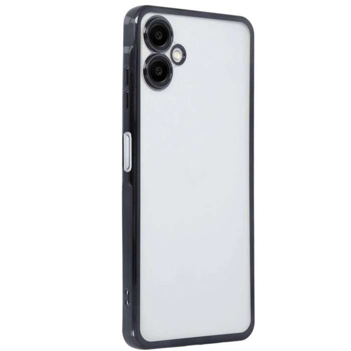 Samsung Galaxy A06 Kılıf Razer Lensli Silikon - Siyah