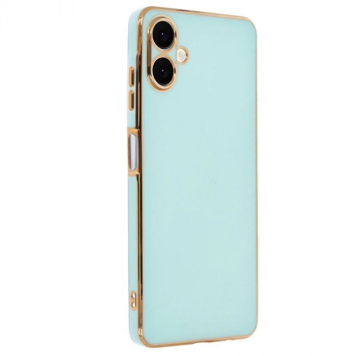 Samsung Galaxy A06 Kılıf Volet Silikon - Açık Yeşil