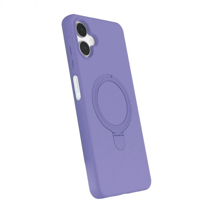 Samsung Galaxy A06 Regal Magsafe Standlı Kapak - Lila