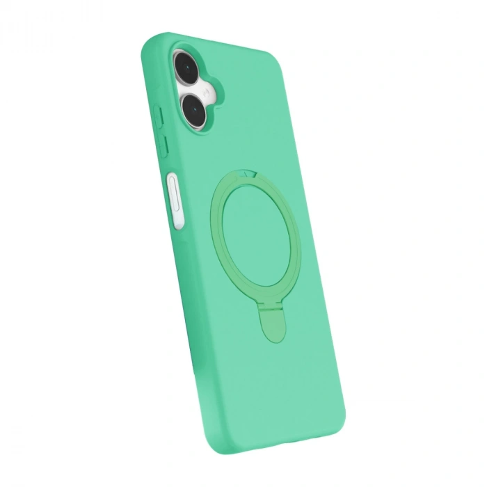 Samsung Galaxy A06 Regal Magsafe Standlı Kapak - Yeşil