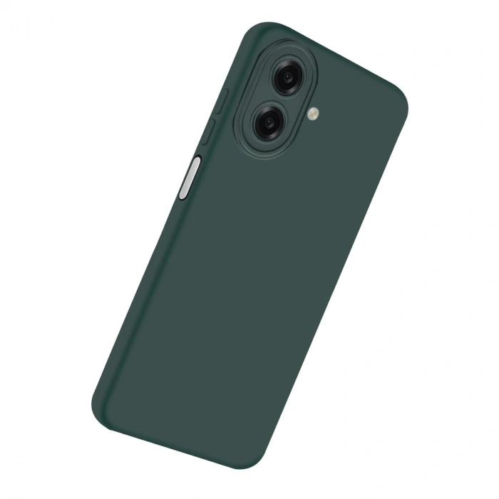 Samsung Galaxy A07 4g First Silikon - Koyu Yeşil