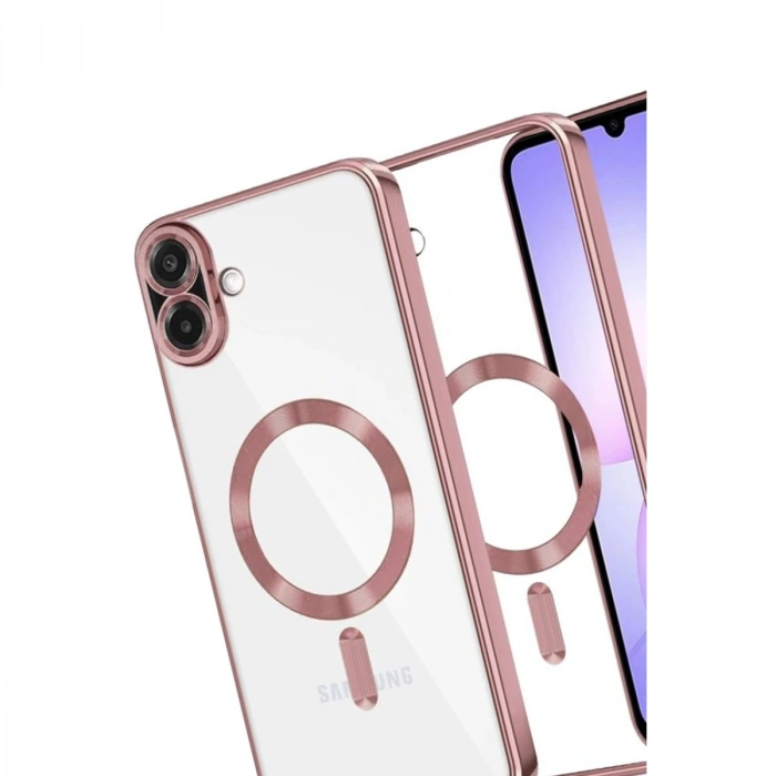 Samsung Galaxy A07 4g Kross Magneticsafe Kapak - Rose