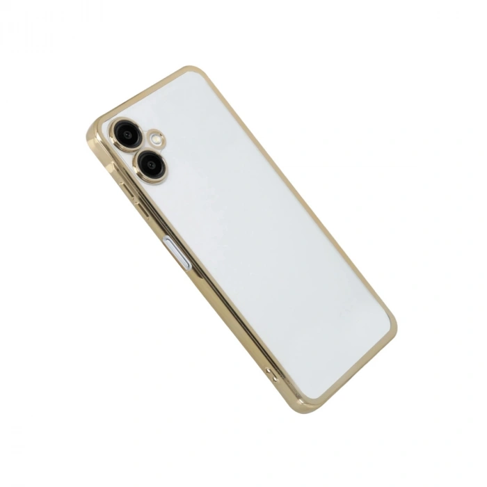 Samsung Galaxy A07 4g Razer Lensli Silikon - Gold