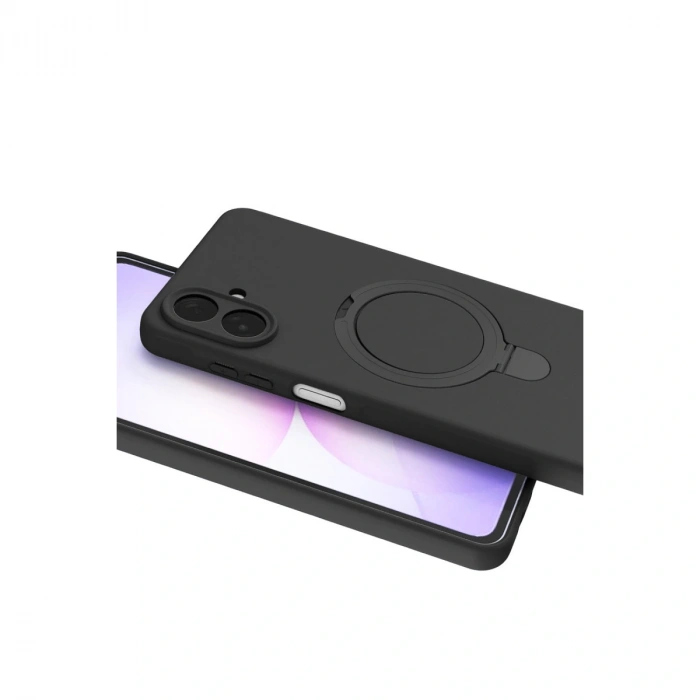 Samsung Galaxy A07 4g Regal Magsafe Standlı Kapak - Siyah
