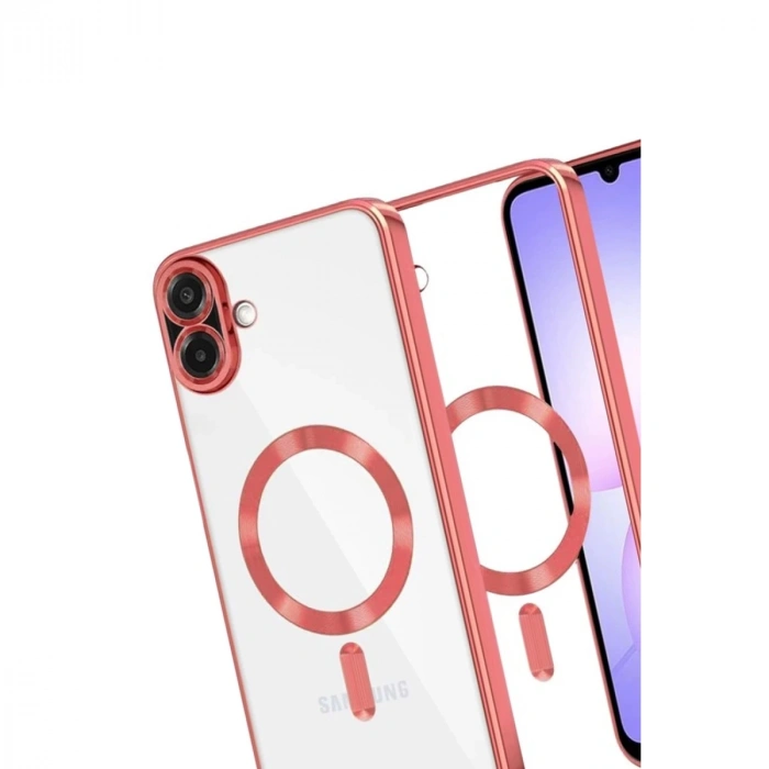 Samsung Galaxy A07 Kross Magneticsafe Kapak - Kırmızı