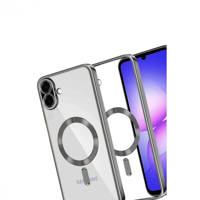 Samsung Galaxy A07 Kross Magneticsafe Kapak - Titan Gri