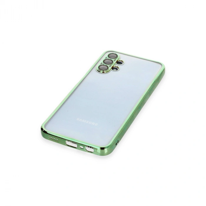 Samsung Galaxy A13 4g Kılıf Razer Lensli Silikon - Yeşil