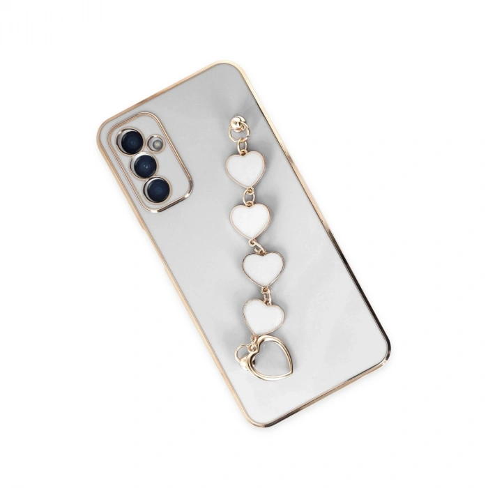 Samsung Galaxy A14 4g Kılıf Esila Silikon - Beyaz