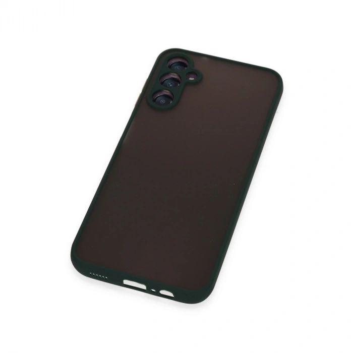 Samsung Galaxy A14 4g Kılıf Montreal Silikon Kapak - Yeşil