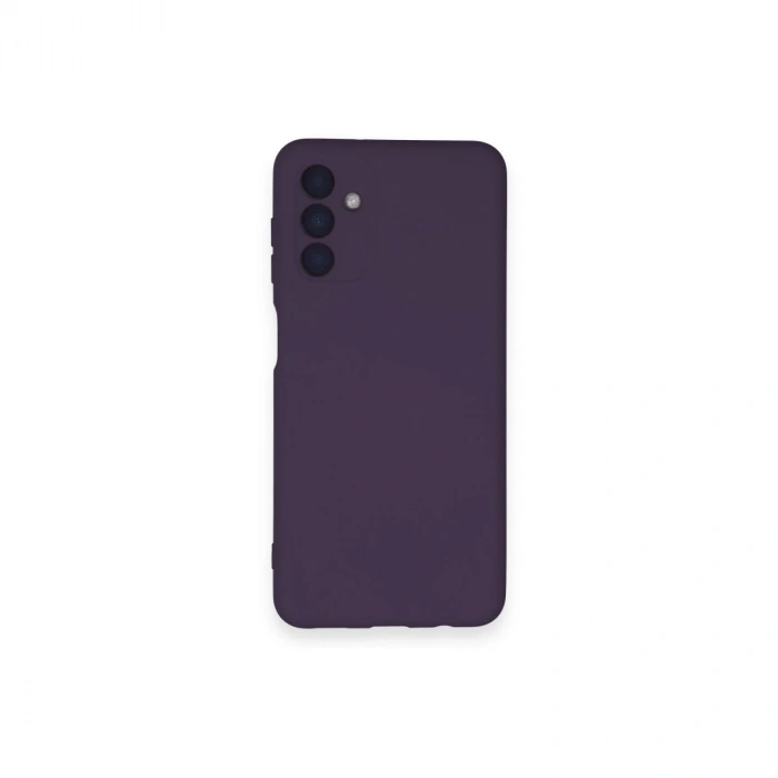 Samsung Galaxy A14 4g Kılıf Nano İçi Kadife Silikon - Mor