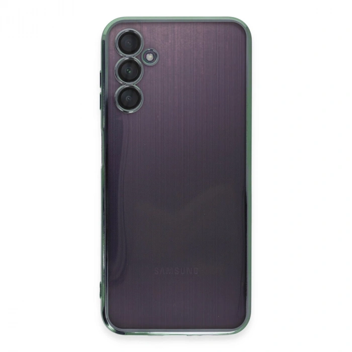 Samsung Galaxy A14 4g Kılıf Razer Lensli Silikon - Yeşil