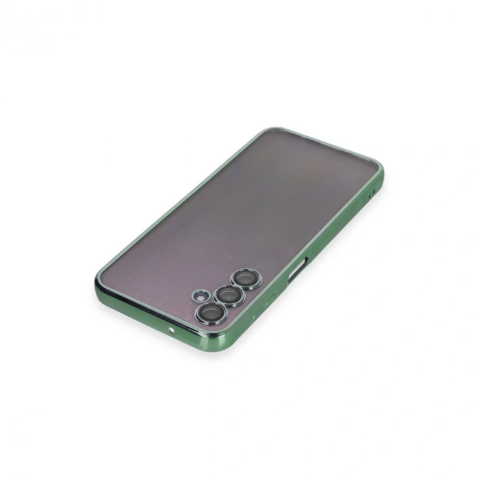 Samsung Galaxy A14 4g Kılıf Razer Lensli Silikon - Yeşil
