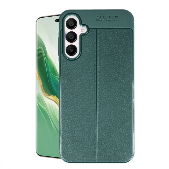 Samsung Galaxy A15 4g Kılıf Auto Focus Kapak - Koyu Yeşil