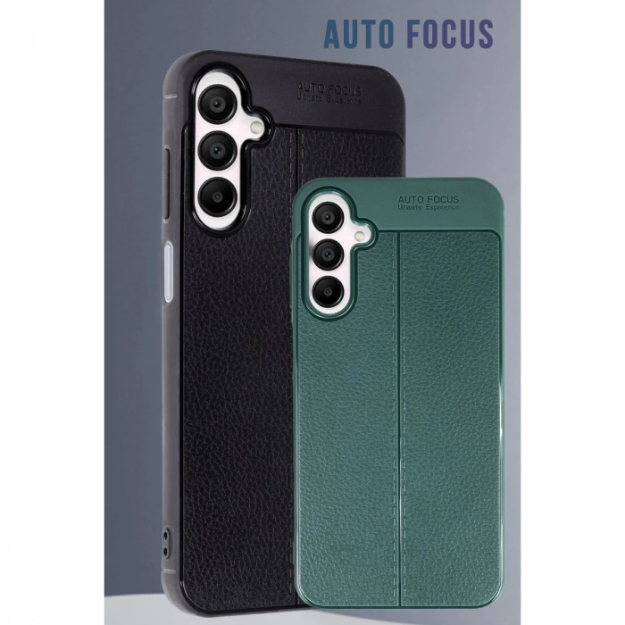 Samsung Galaxy A15 4g Kılıf Auto Focus Kapak - Koyu Yeşil