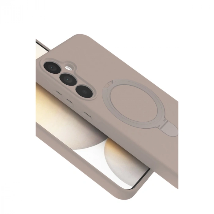 Samsung Galaxy A16 5g Regal Magsafe Standlı Kapak - Çöl Titanyum
