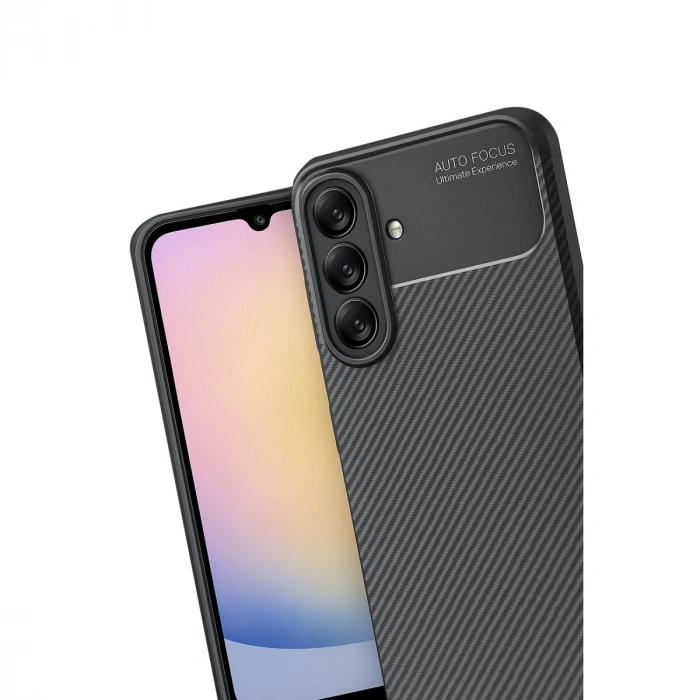 Samsung Galaxy A17 5g Auto Focus Karbon Kapak - Siyah