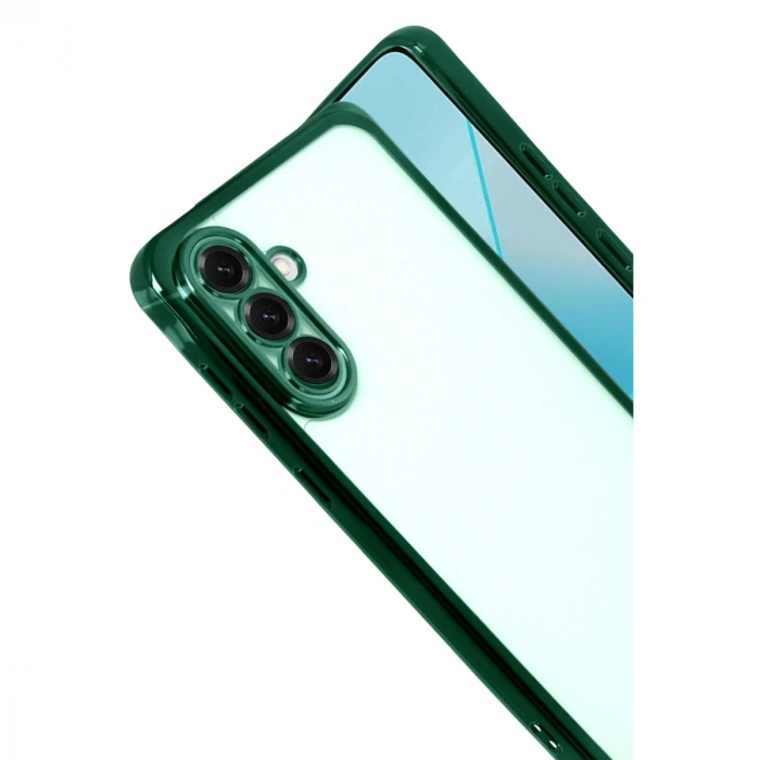 Samsung Galaxy A17 5g Razer Lensli Silikon - Yeşil