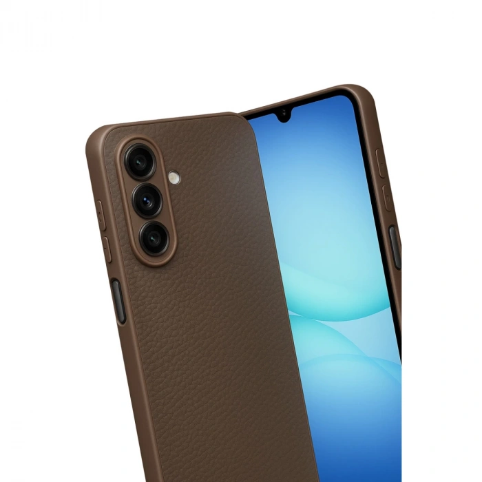 Samsung Galaxy A17 5g Thermax Silikon Kılıf - Kahverengi