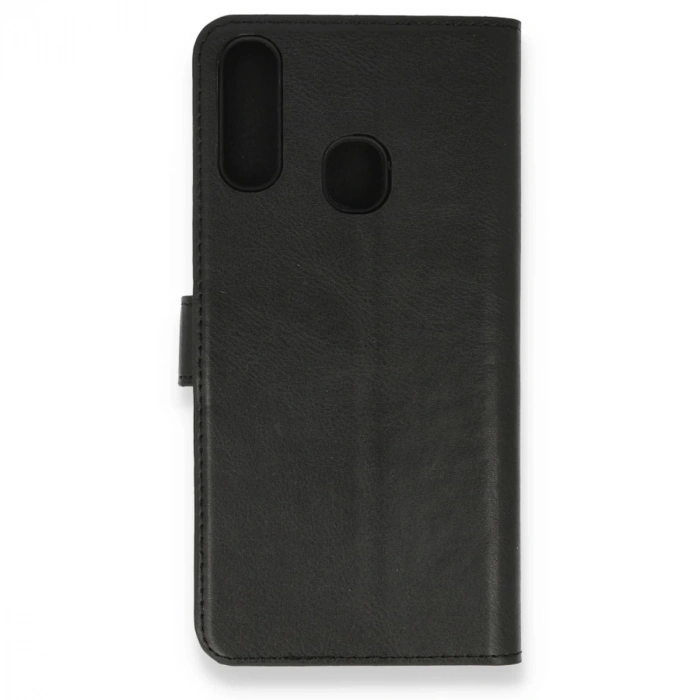 Samsung Galaxy A20s Kılıf Trend S Plus Kapaklı Kılıf - Siyah