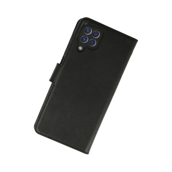 Samsung Galaxy A22 Kılıf Trend S Plus Kapaklı Kılıf - Siyah