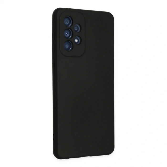 Samsung Galaxy A23 4g Kılıf Nano İçi Kadife Silikon - Siyah