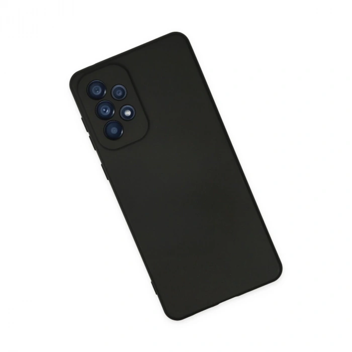 Samsung Galaxy A23 4g Kılıf Nano İçi Kadife Silikon - Siyah