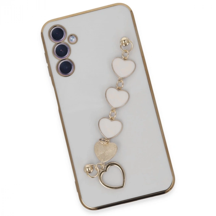 Samsung Galaxy A24 4g Kılıf Esila Silikon - Beyaz