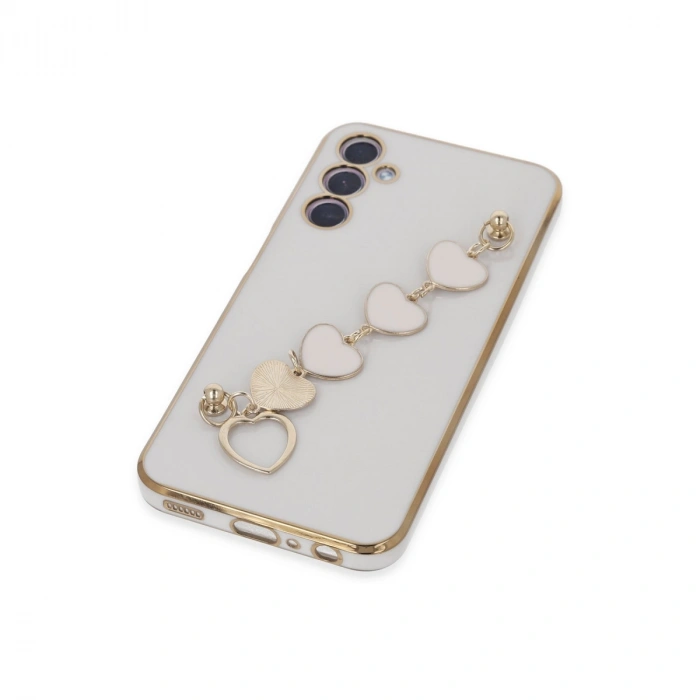 Samsung Galaxy A24 4g Kılıf Esila Silikon - Beyaz