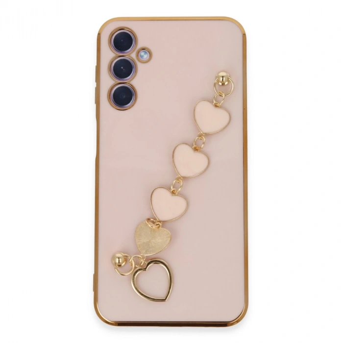 Samsung Galaxy A24 4g Kılıf Esila Silikon - Pudra